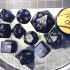 D&D Waterdeep Dragon Heist dice set Azul rol-peru.com